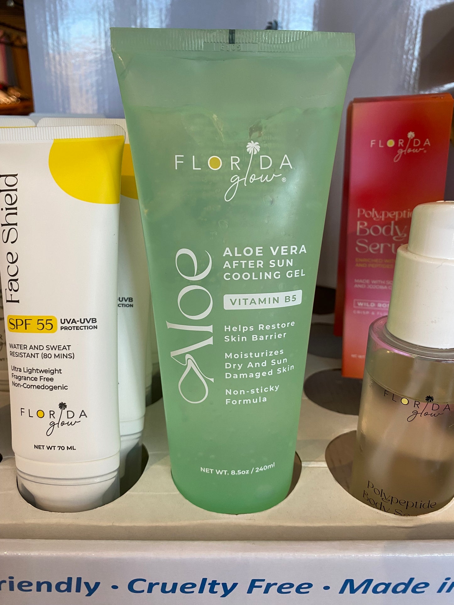 Florida Glow - Organic Aloe Vera Gel for Sunburn Relief