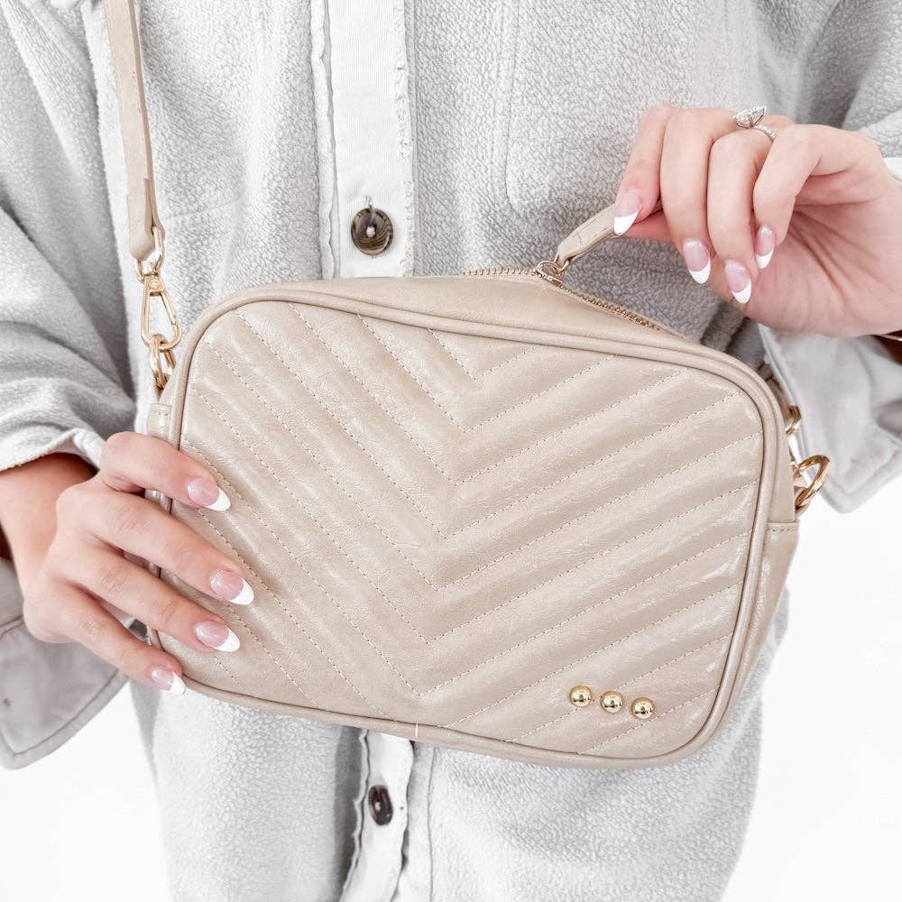 Coco Quilted Camera Crossbody Bag