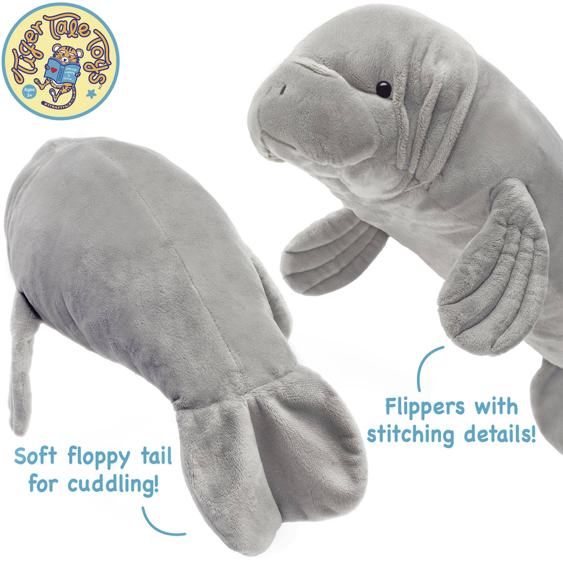 VIAHART Toy Co. - Morgan The Manatee | 21 Inch Stuffed Animal Plush