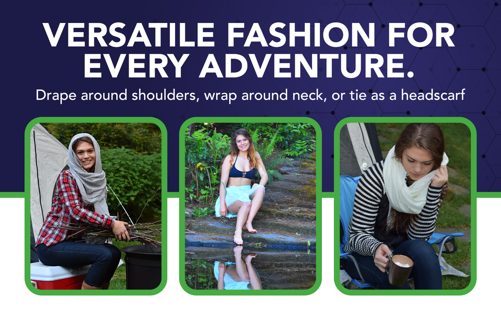Insect Shield Protection Bug Repellent Clothing Womens Scarf