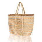 Classic Pure Jute Beach Picnic Unisex Tote Beach Bag