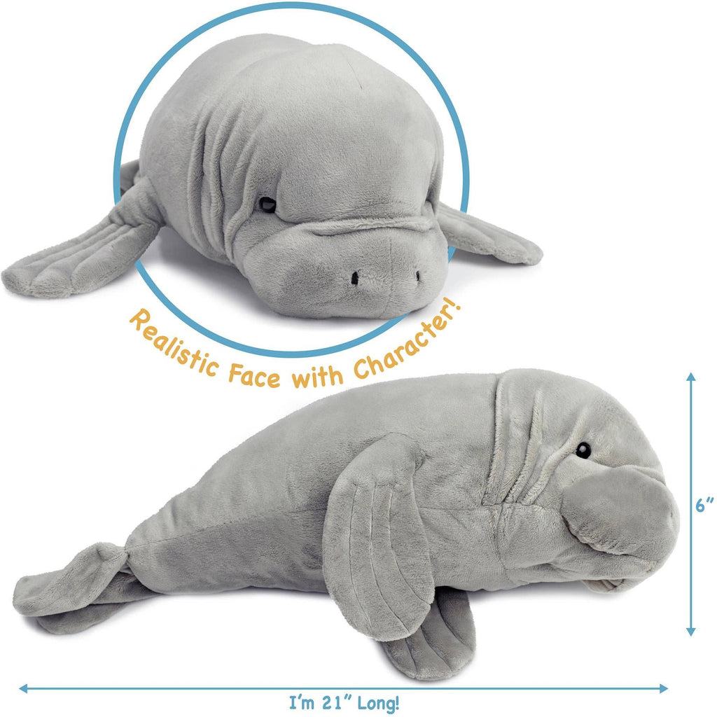 VIAHART Toy Co. - Morgan The Manatee | 21 Inch Stuffed Animal Plush