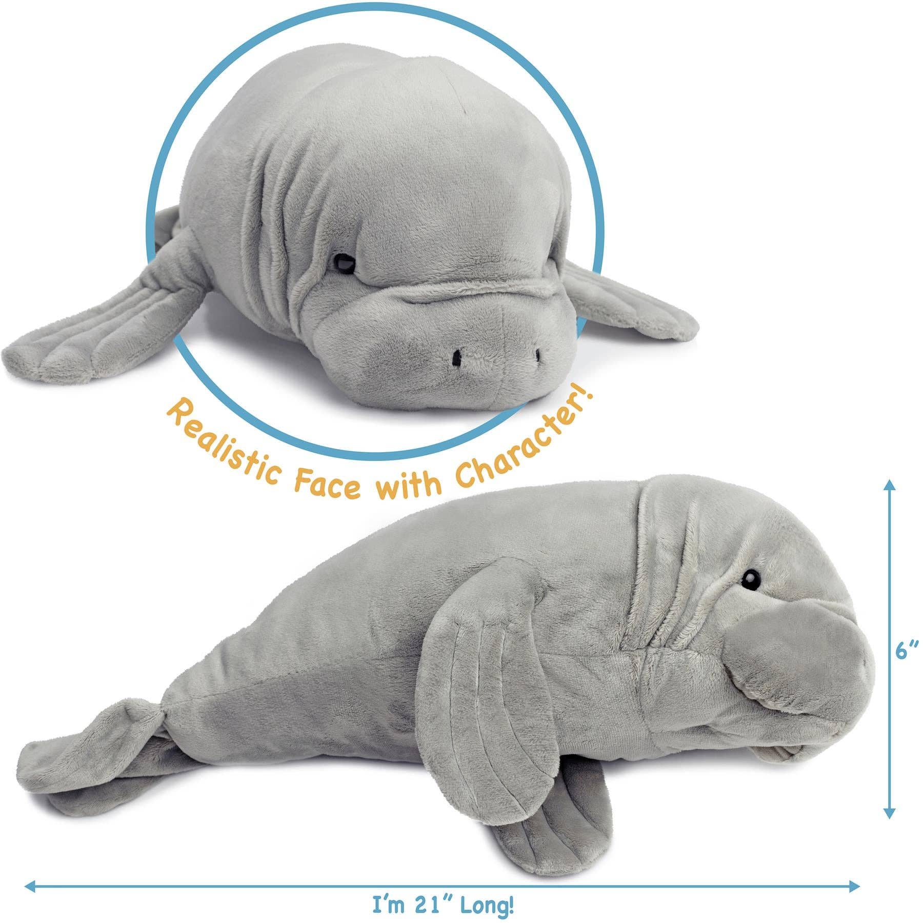 VIAHART Toy Co. - Morgan The Manatee | 21 Inch Stuffed Animal Plush