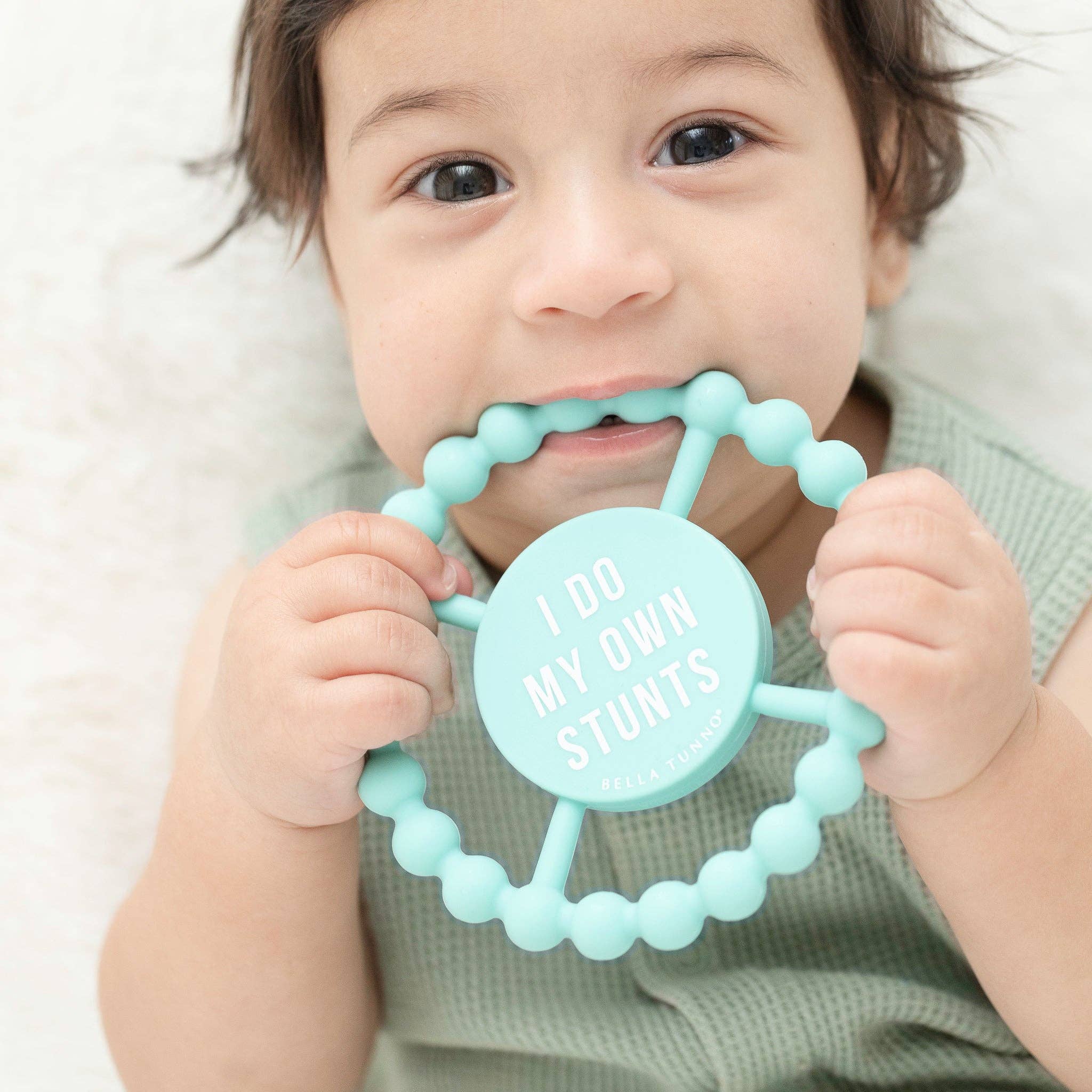 Bella Tunno - I Do My Own Stunts Happy Teether