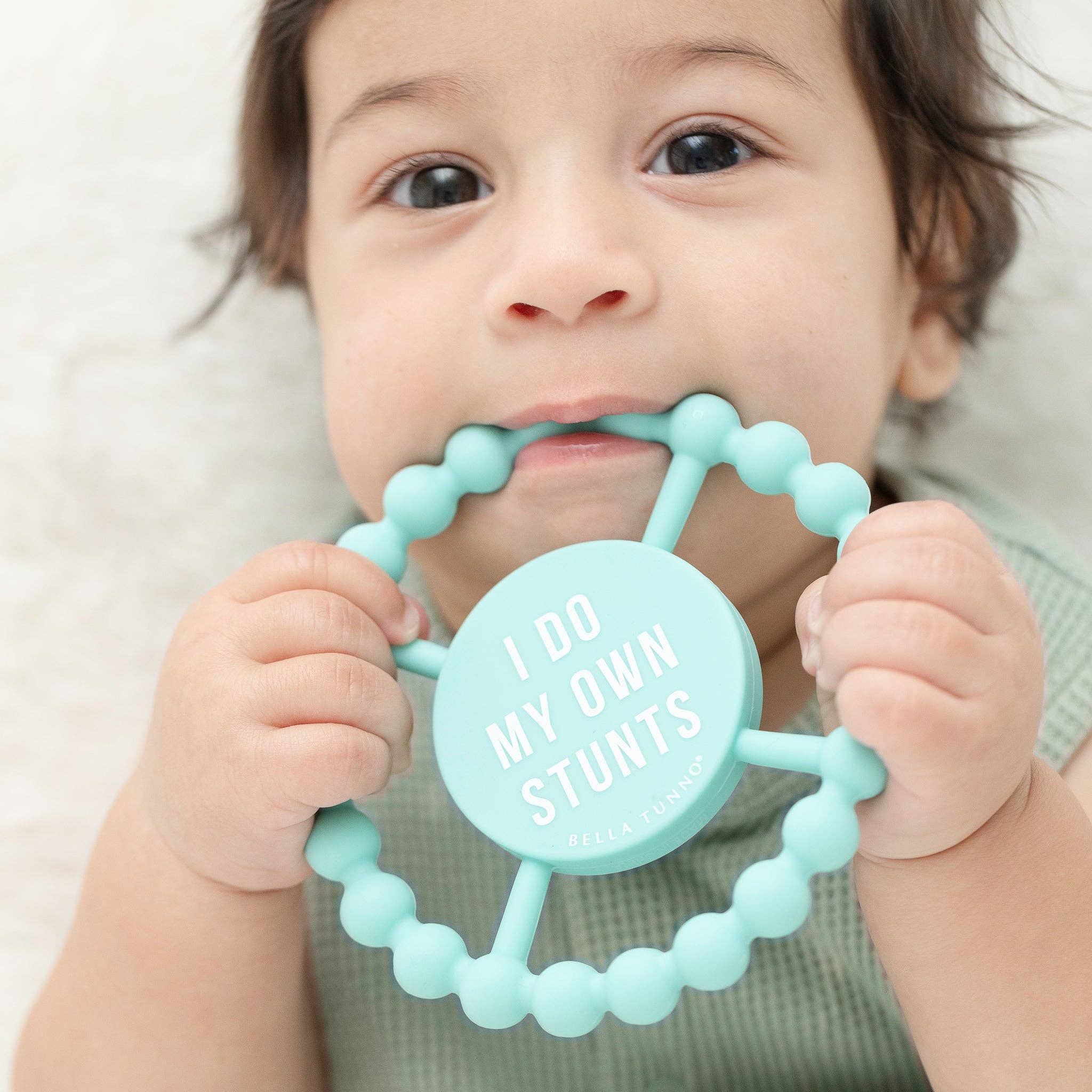 Bella Tunno - I Do My Own Stunts Happy Teether