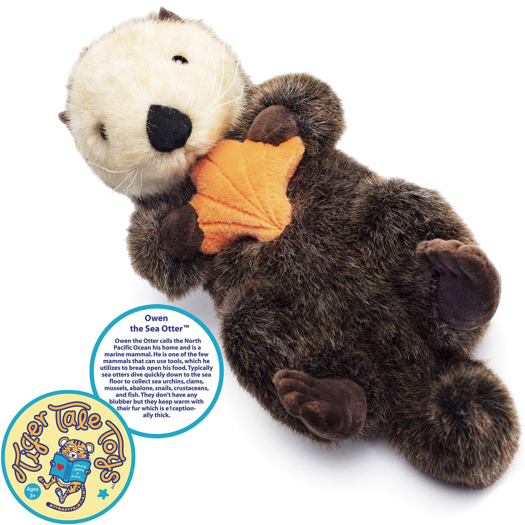 VIAHART Toy Co. - Owen The Sea Otter | 13 Inch Stuffed Animal Plush