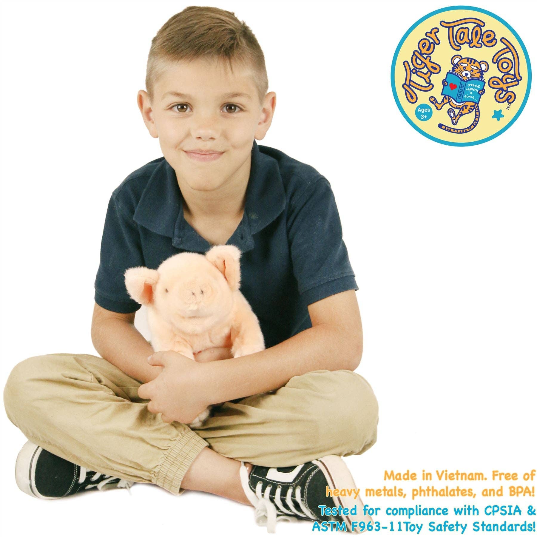 VIAHART Toy Co. - Perla The Pig | 11 Inch Stuffed Animal Plush