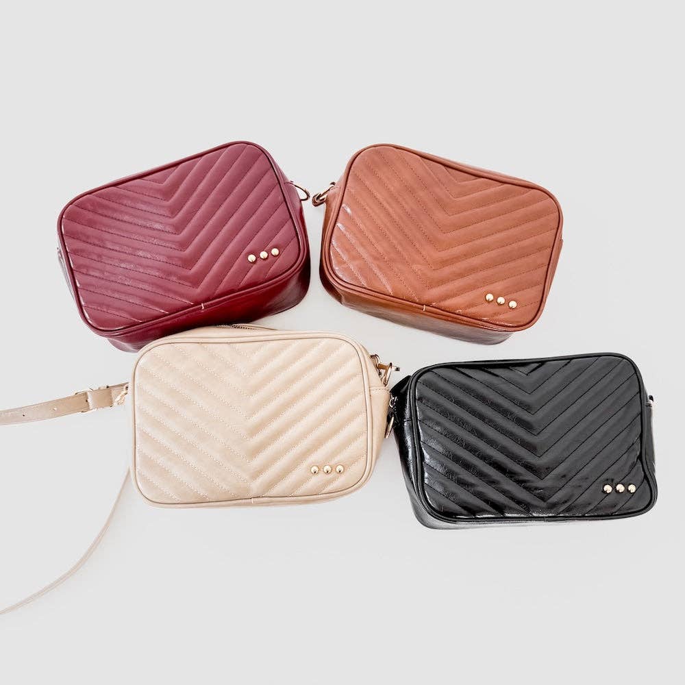 Coco Quilted Camera Crossbody Bag