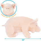 VIAHART Toy Co. - Perla The Pig | 11 Inch Stuffed Animal Plush
