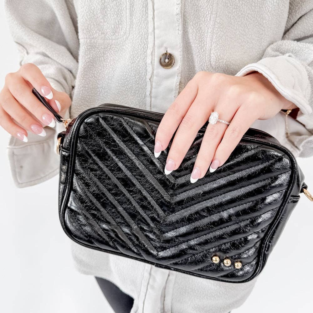 Coco Quilted Camera Crossbody Bag