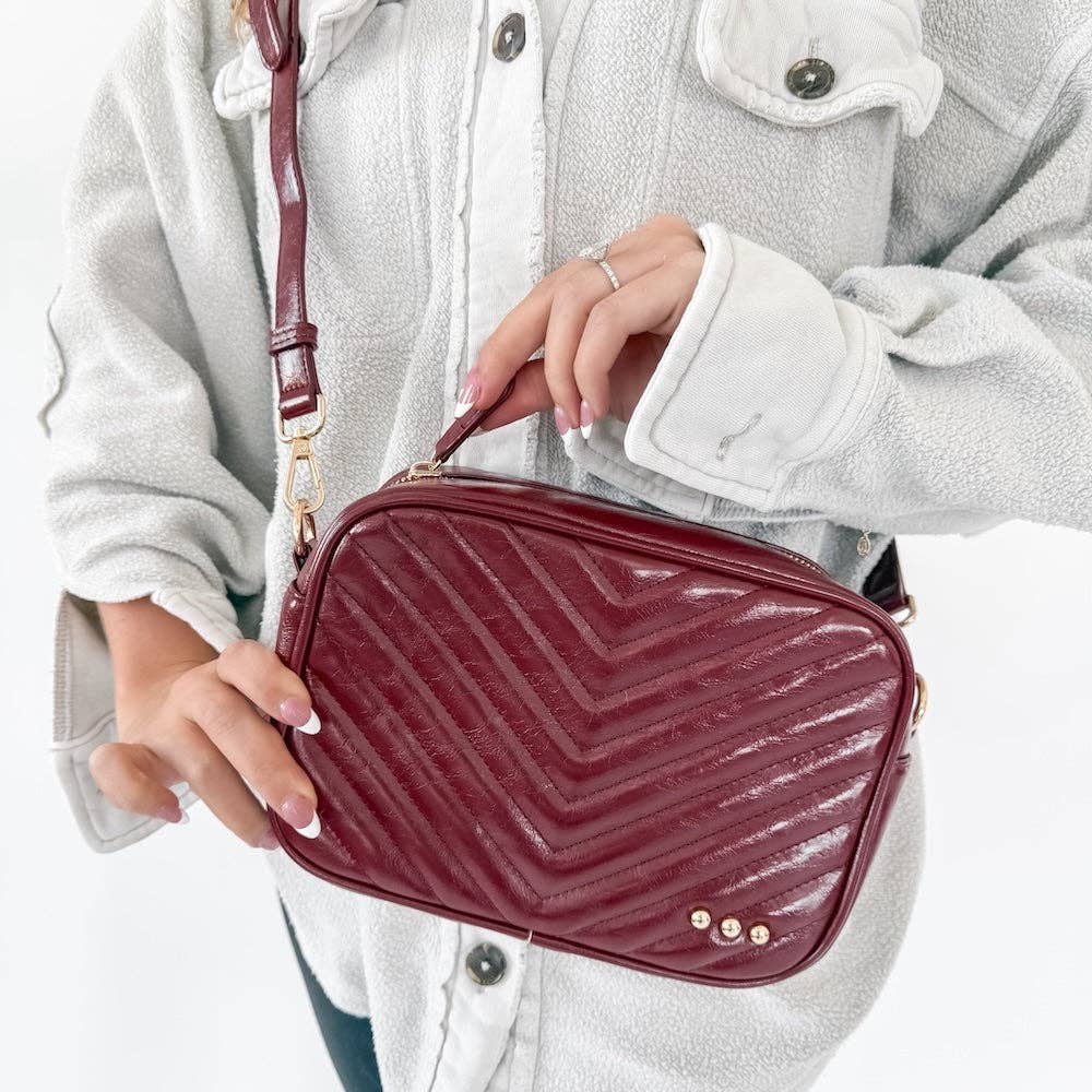 Coco Quilted Camera Crossbody Bag