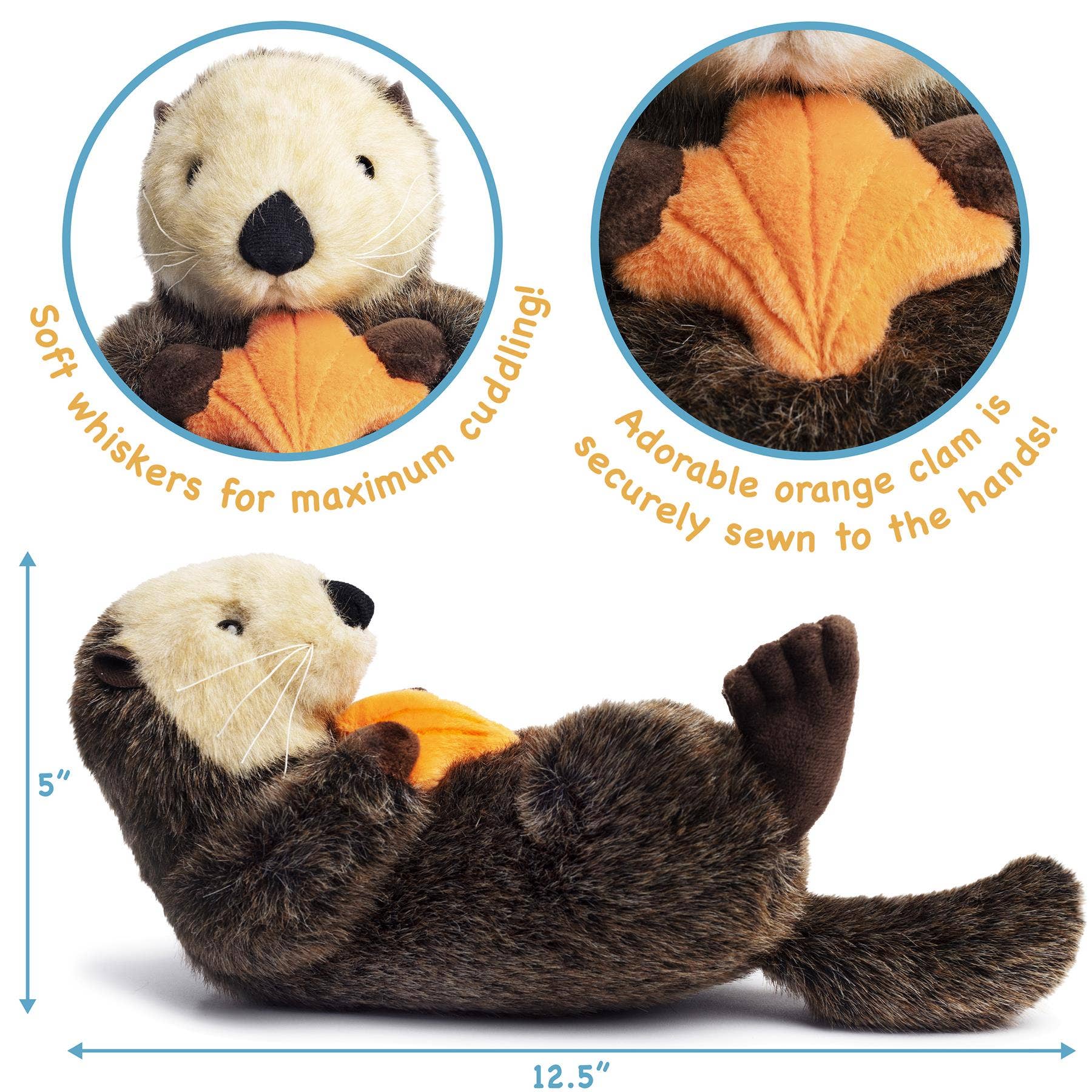VIAHART Toy Co. - Owen The Sea Otter | 13 Inch Stuffed Animal Plush