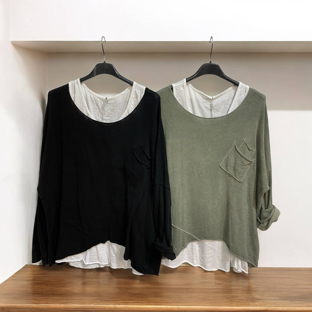 Two-Piece Tank Top and Sweater Set