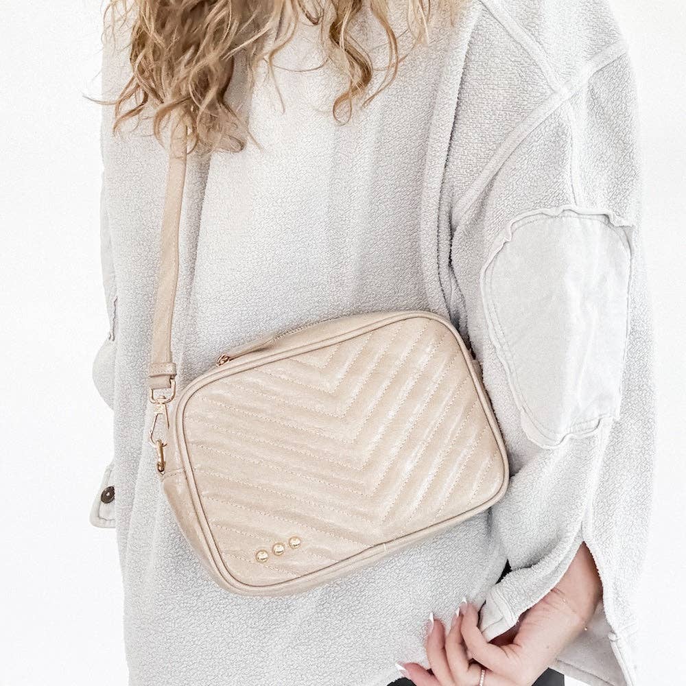 Coco Quilted Camera Crossbody Bag
