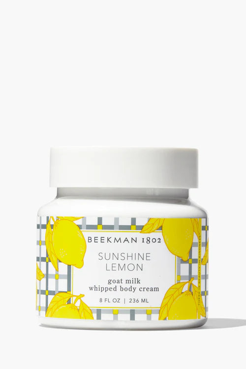Beekman 1802 - Sunshine Lemon Goat Milk Whipped Body Cream - 8oz